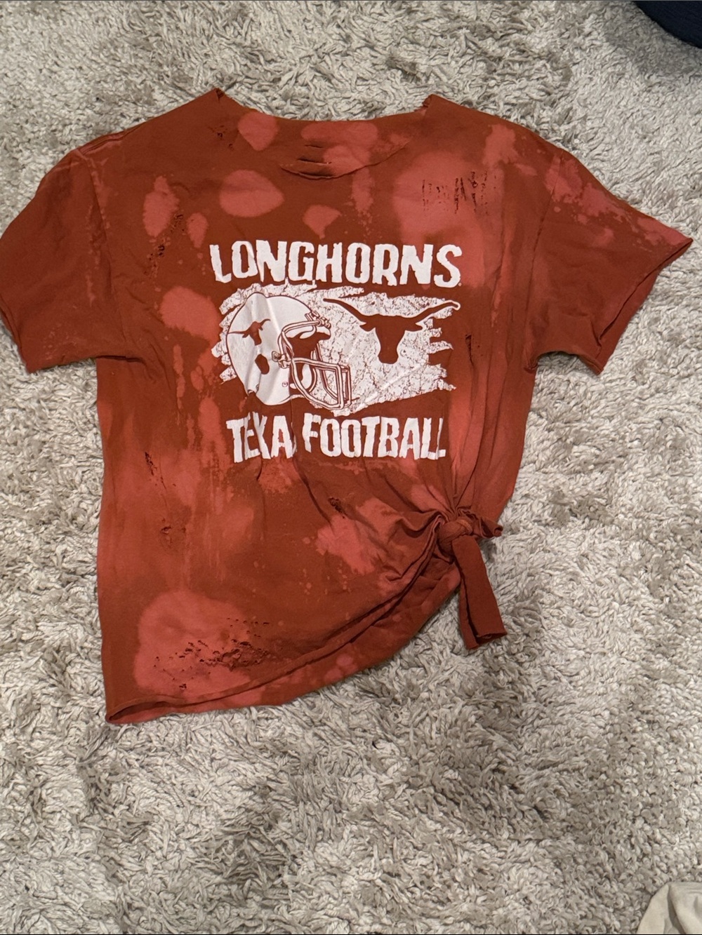 Longhorns Texas Football Graphic Tee — Burnt Orange